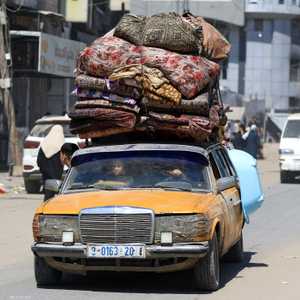 مدينة غزة تشهد موجات نزوح واسعة