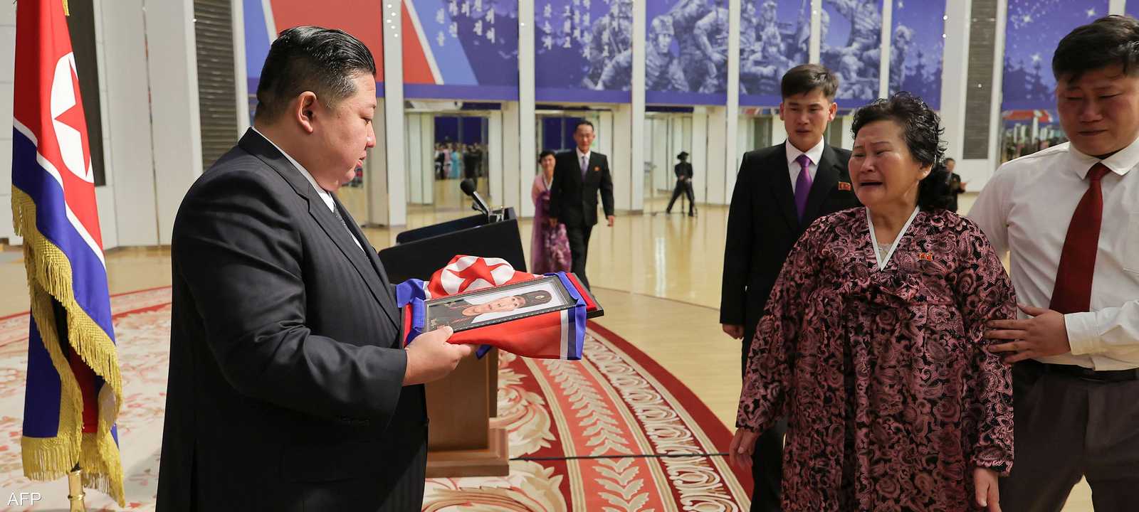 كيم جونغ أون يعزي إحدى أسر القتلى في أوكرانيا