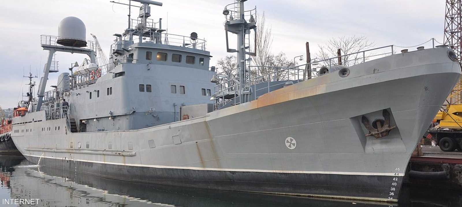 سفينة الاستطلاع التي أغرقها زورق روسي مسير - ويكيبيديا