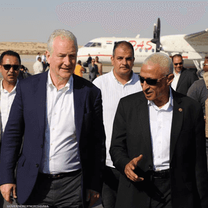 أدان أعضاء الوفد الأميركي عرقلة دخول المساعدات إلى غزة