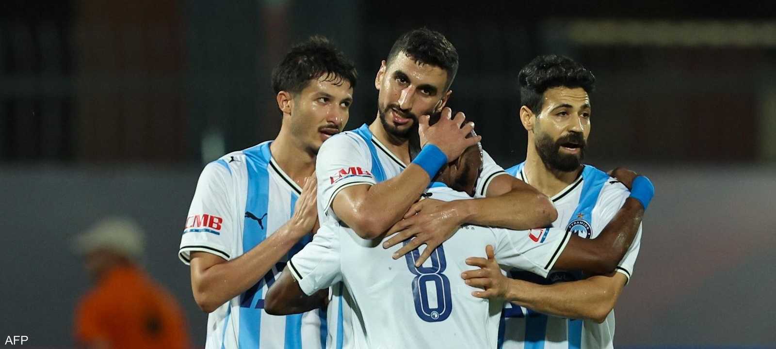 فرحة نجوم بيراميدز بالفوز