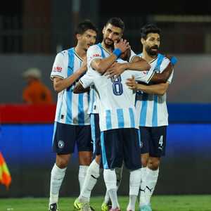 فرحة نجوم بيراميدز بالفوز