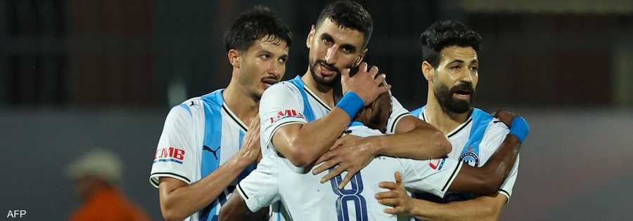 فرحة نجوم بيراميدز بالفوز
