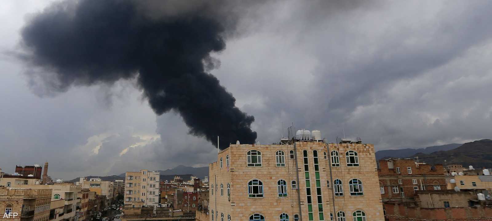 أرشيفية لغارات إسرائيلية على اليمن