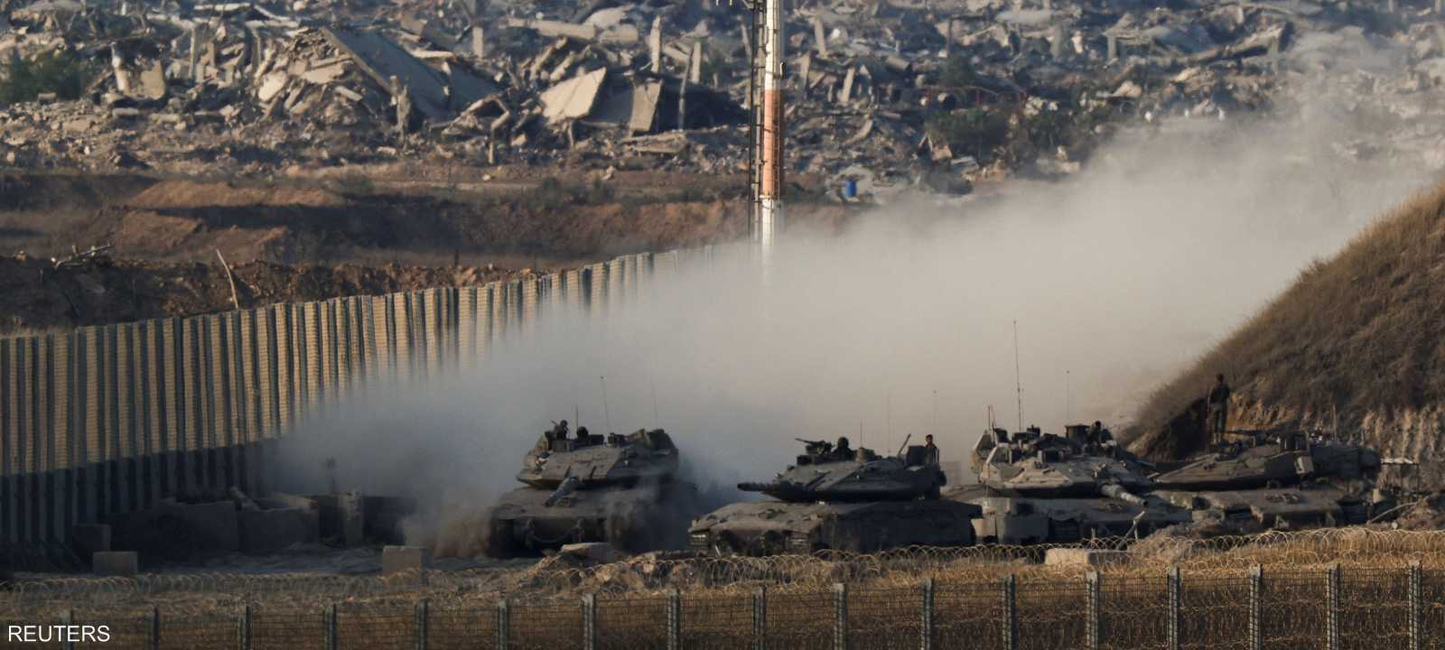 دبابات إسرائيلية في غزة