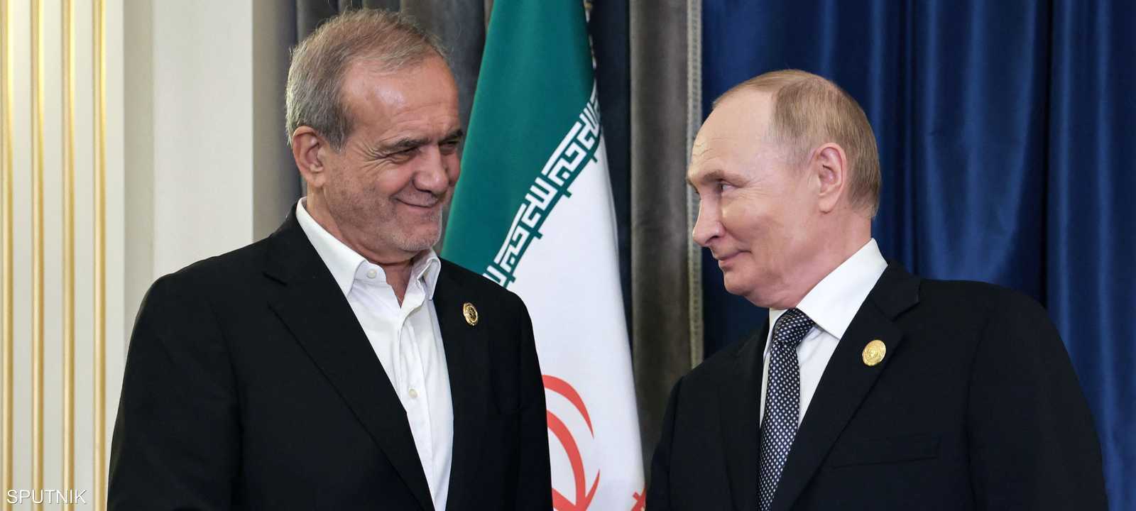 الرئيسان الروسي والإيراني