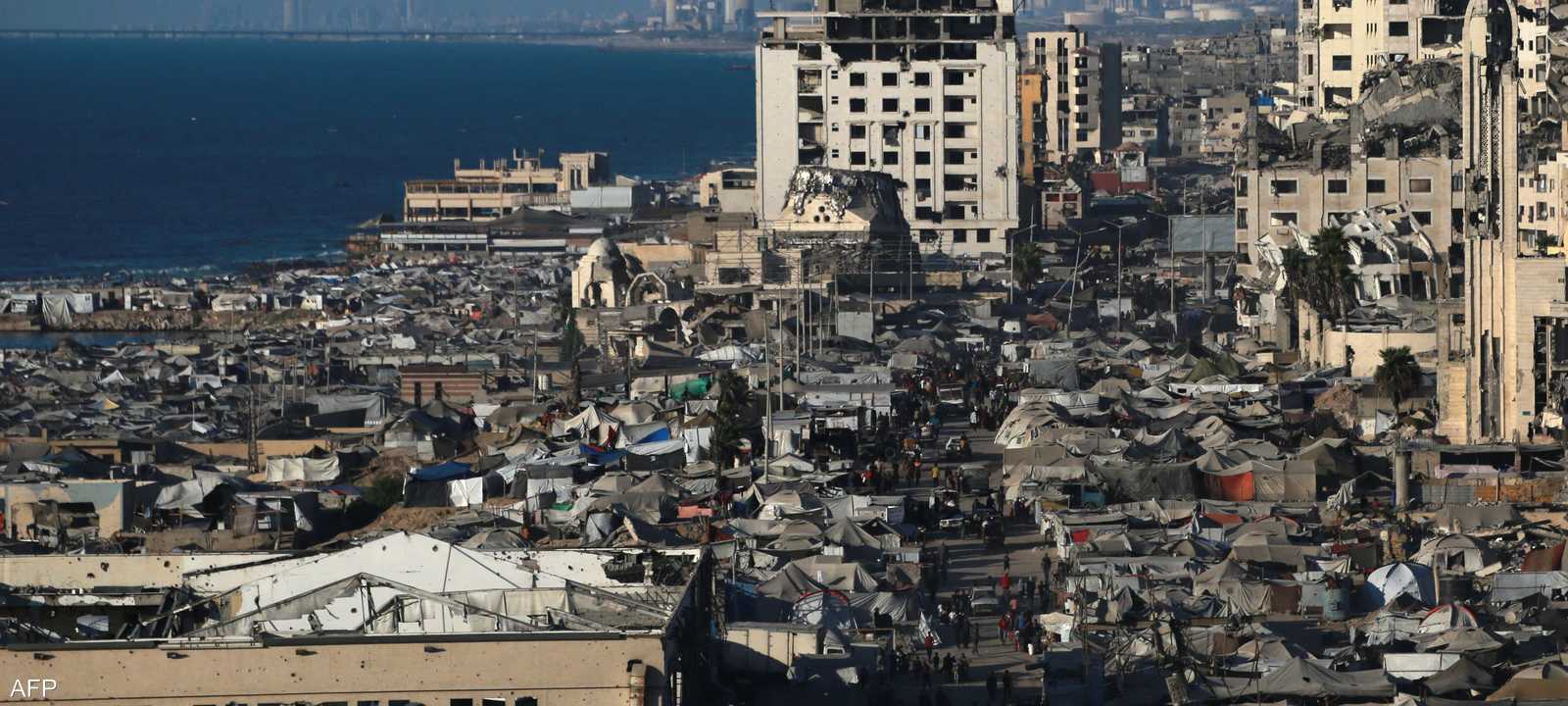 خيام النازحين في غزة