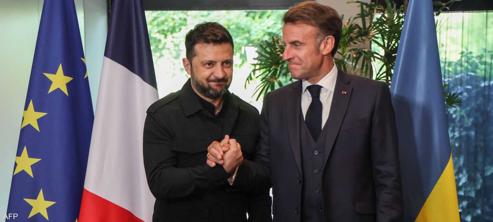 زيلينسكي وماكرون