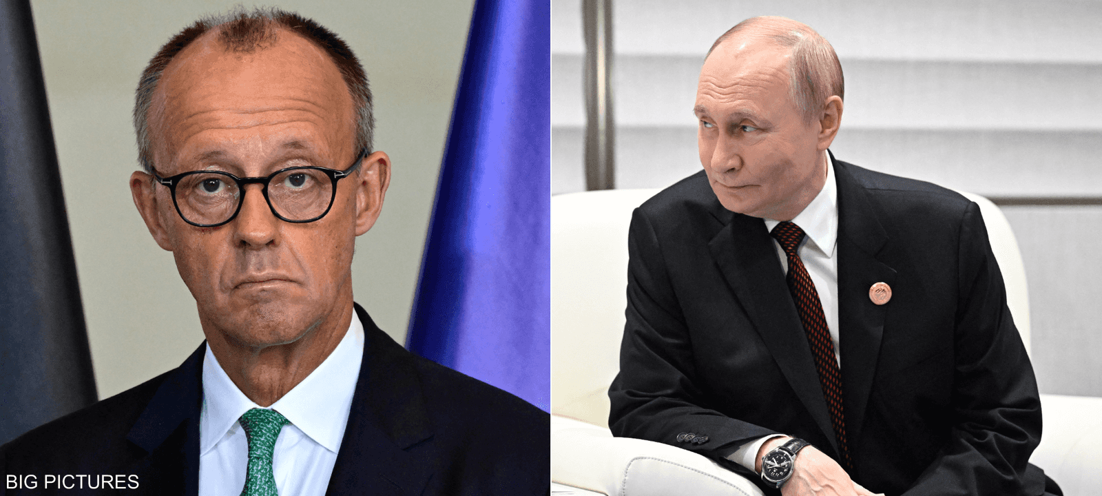 المستشار الألماني والرئيس الروسي