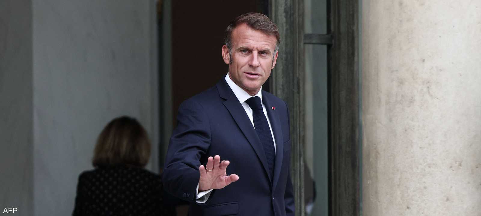 الرئيس الفرنسي إيمانويل ماكرون