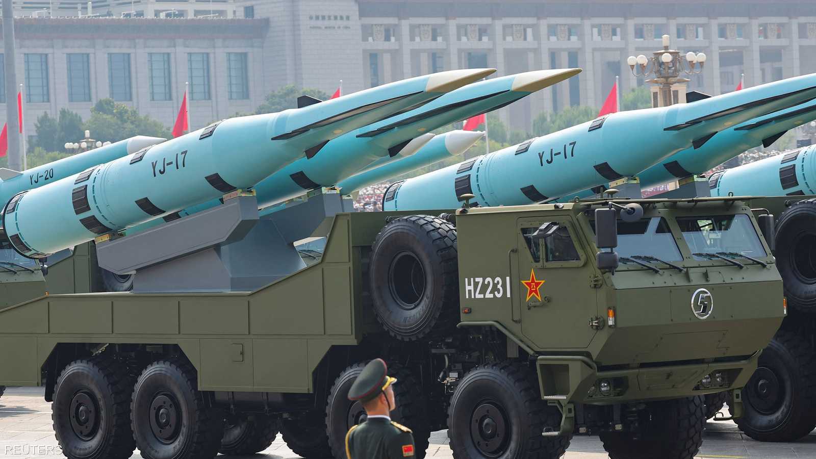 صاروخ فرط صوتي آخر شارك في العرض الضخم