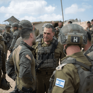 زامير قام بجولة في قطاع غزة رفقة قادة عسكريين