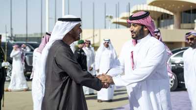 محمد بن زايد ومحمد بن سلمان يبحثان العلاقات الأخوية