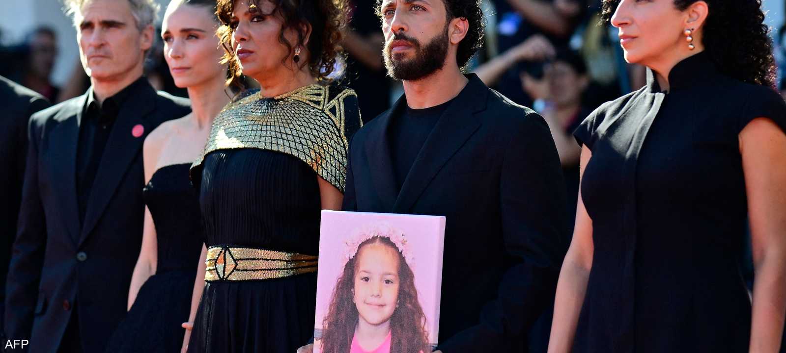 أفراد من طاقم عمل "صوت هند رجب"