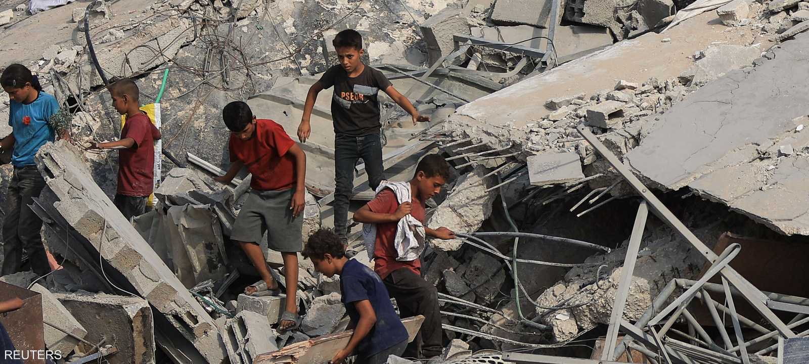 غزة أصبحت أكواما من الركام