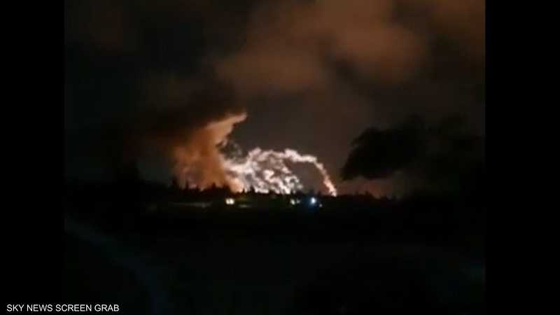 غارات إسرائيلية على حمص واللاذقية