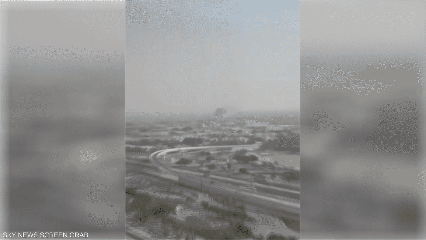صور متداولة للانفجار في الدوحة 