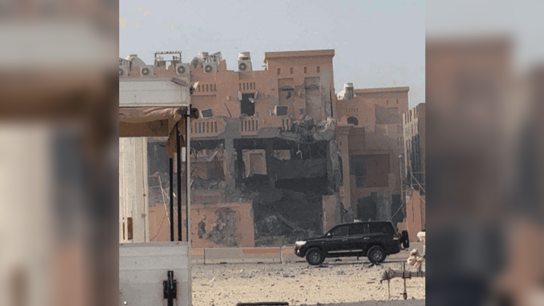 صورة "مقر حماس" المستهدف في الضربة الإسرائيلية على الدوحة