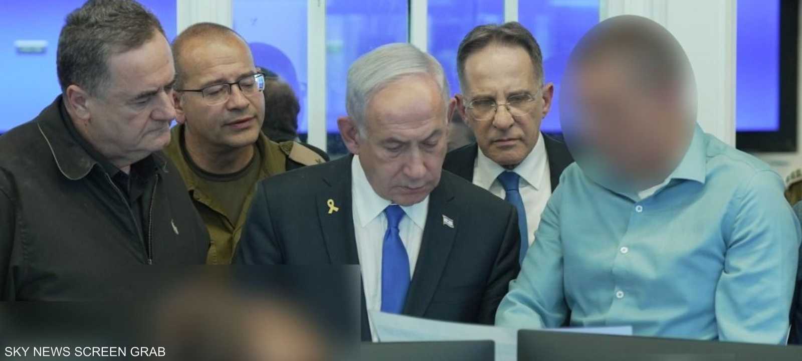 صورة لحظة تنفيذ الهجوم الإسرائيلي