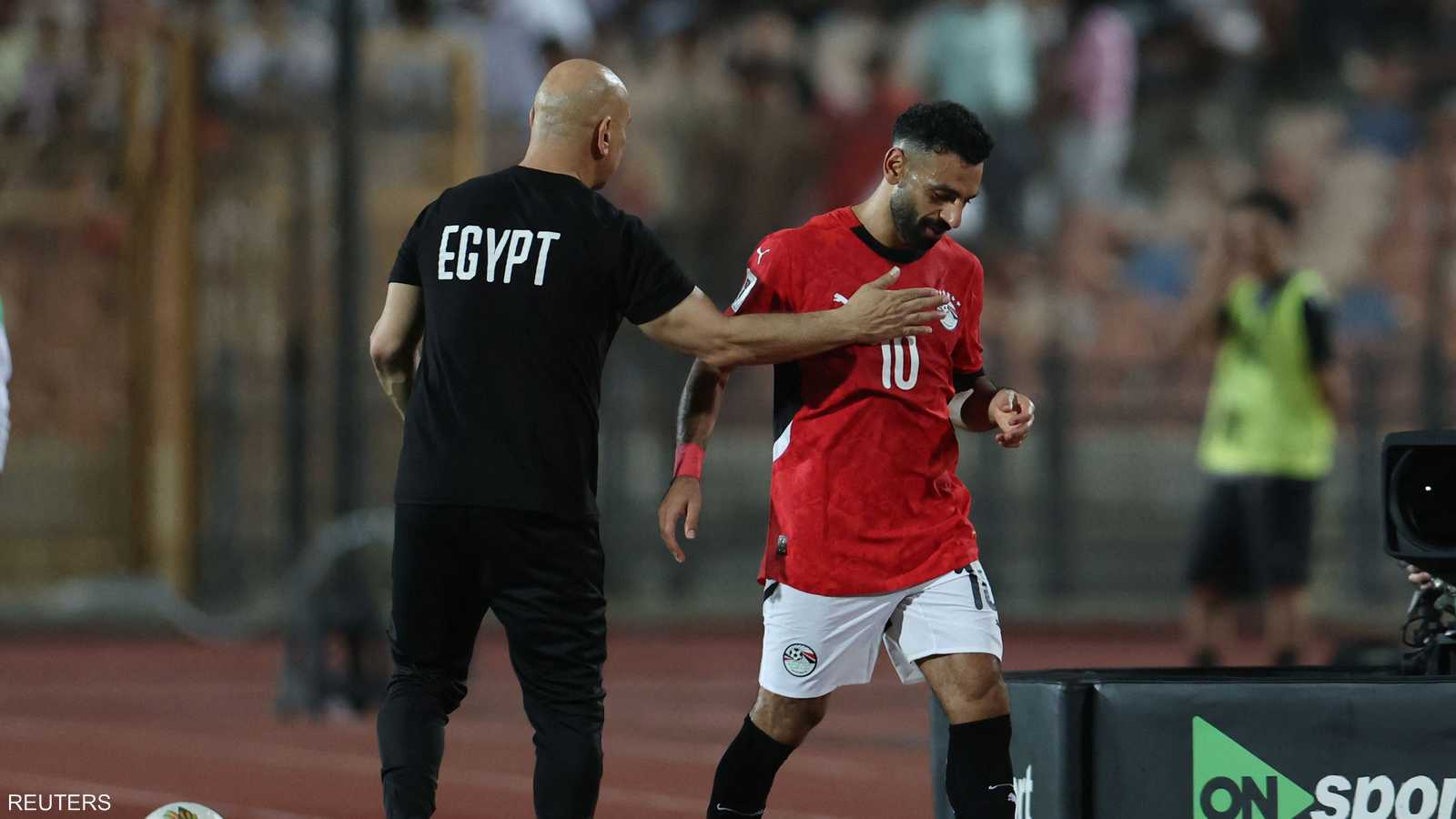 محمد صلاح بقميص منتخب مصر