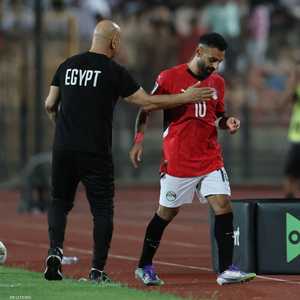 محمد صلاح بقميص منتخب مصر