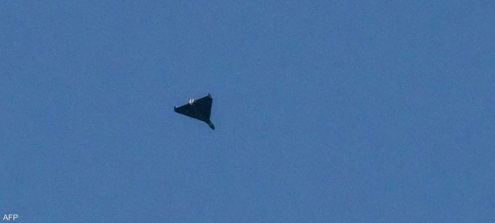 أرشيفية لمسيّرة روسية فوق العاصمة الأوكرانية كييف