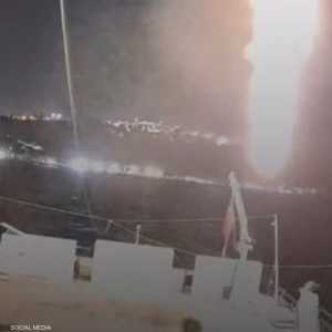 القارب تعرض لهجوم بمسيّرة