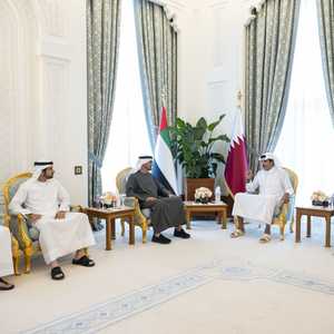 الشيخ محمد بن زايد أجرى زيارة أخوية إلى قطر