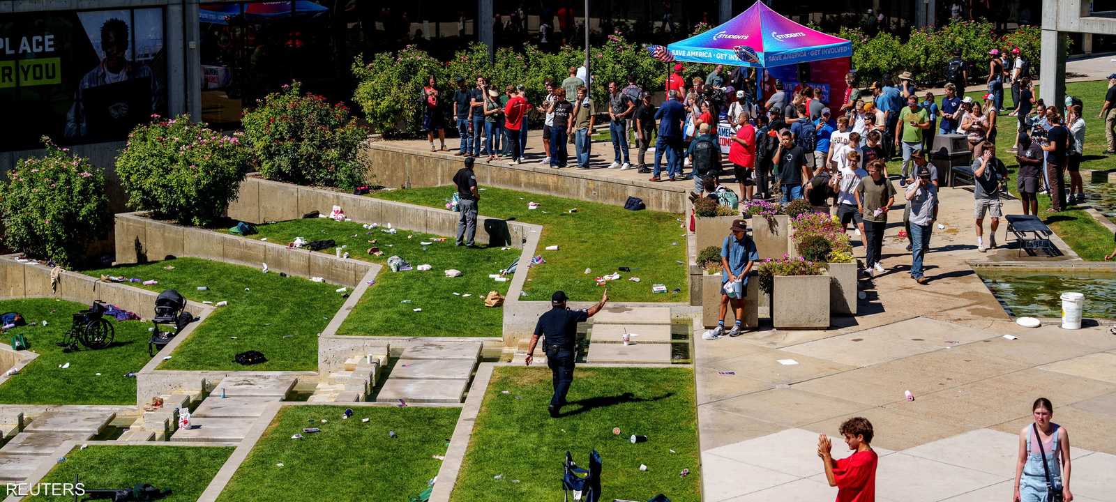 تعرض تشارلي كيرك لإطلاق نار في فعالية بجامعة يوتا فالي