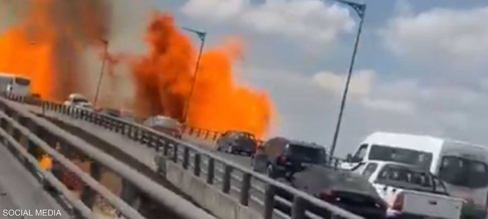 انفجار شاحنة صهريج غاز في شرق مكسيكو