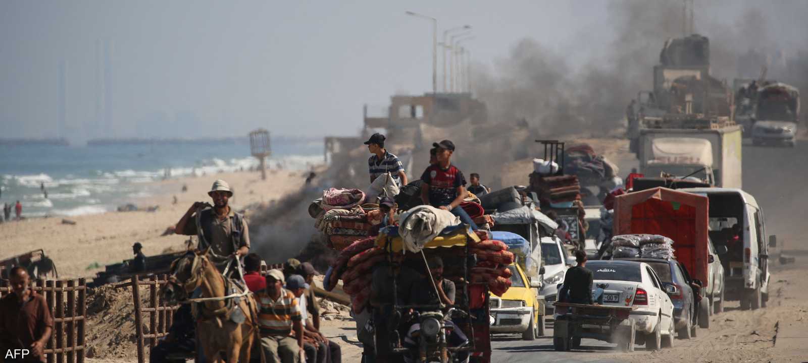 إسرائيل أصدرت أوامر إخلاء عدة لسكان مدينة غزة