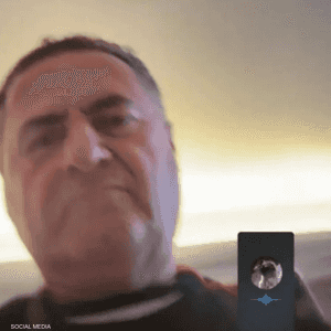 الصورة التي نشرها "الهاكر" لكاتس