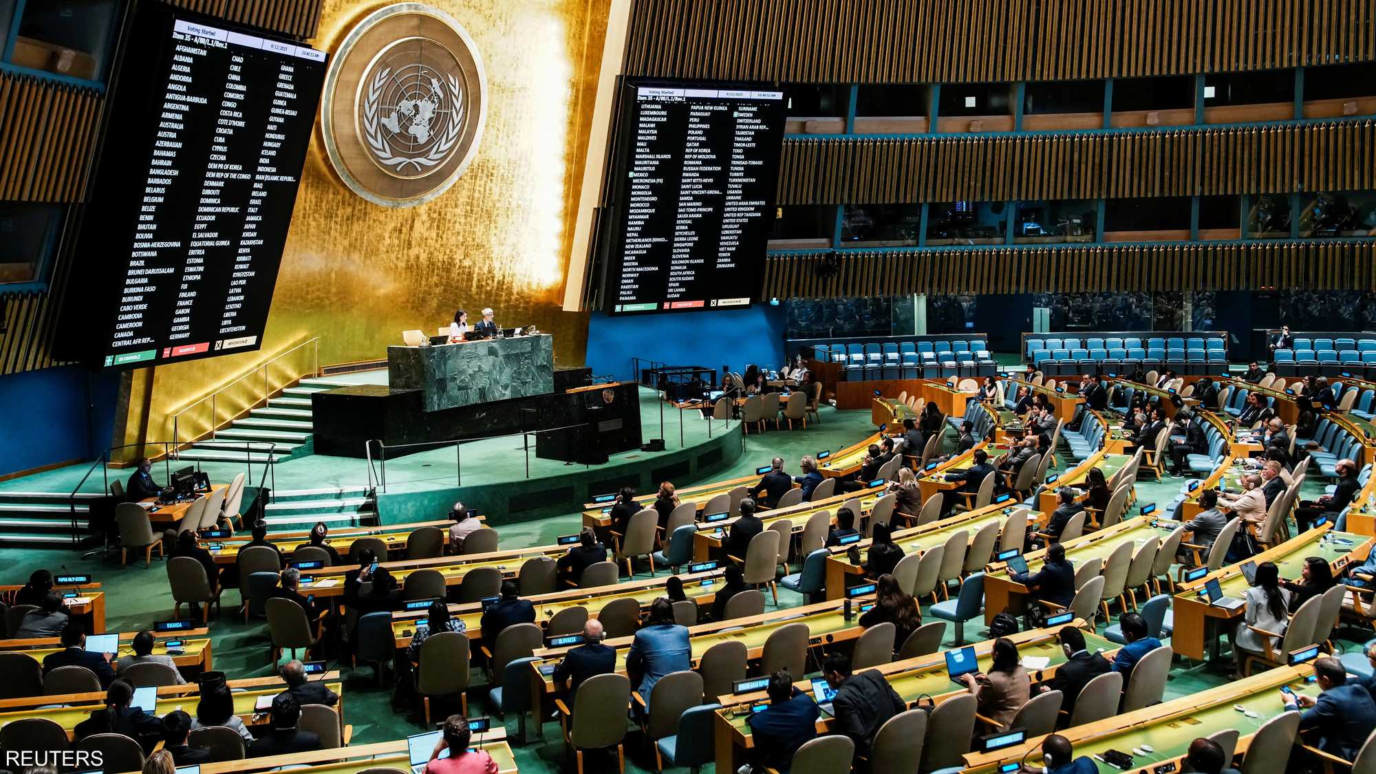 الأمم المتحدة تؤيد حل الدولتين