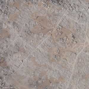 المباني تحولت إلى أكوام من الرماد