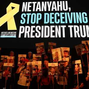 تظاهرة لعائلات الرهائن في تل أبيب