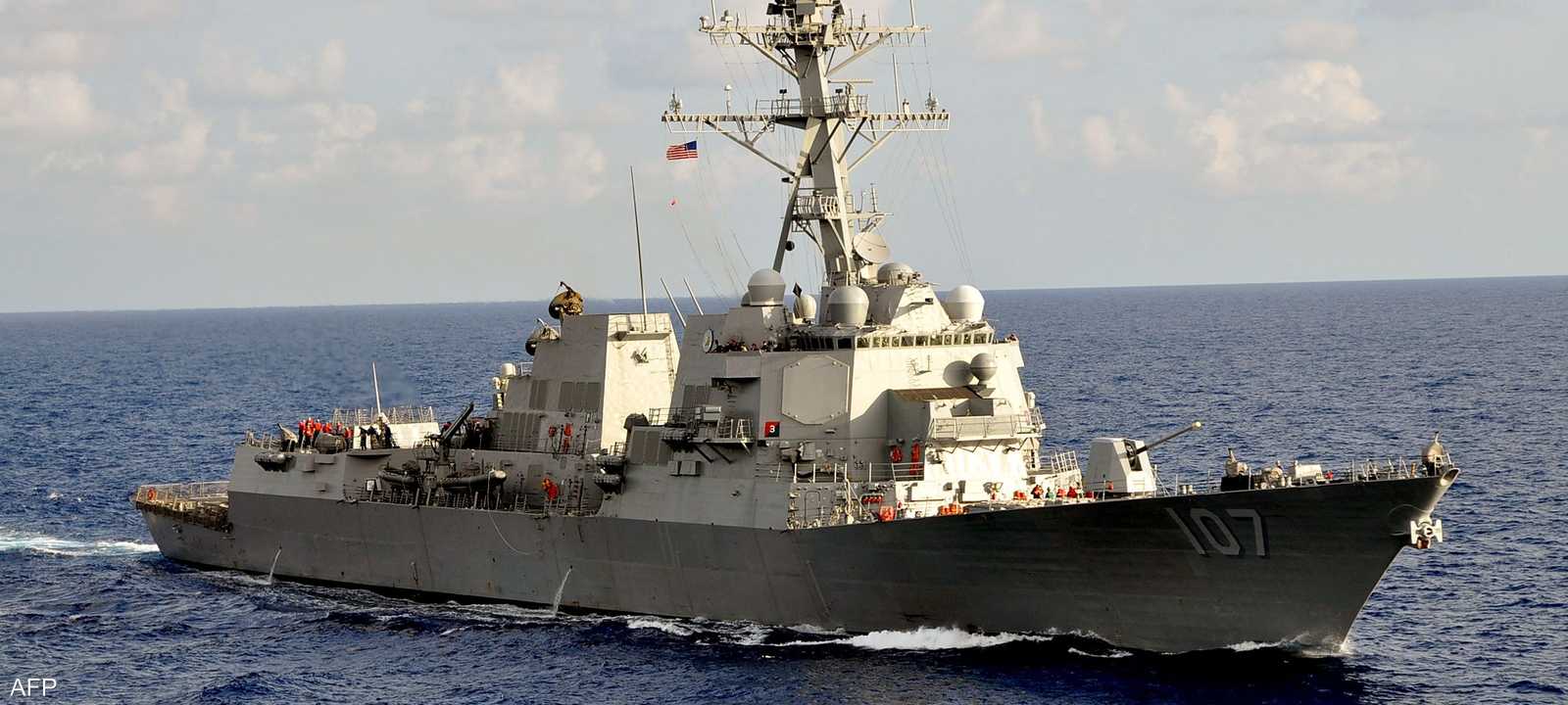 مدمرة أميركية بالبحر الكاريبي