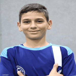 لاعب الكرة الفلسطيني الطفل محمد رامز سلطان