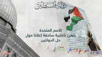 المشروع يؤيد إعلان نيويورك بشأن حل الدولتين