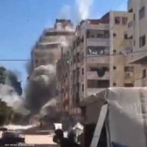 لحظة تدمير الأبراج