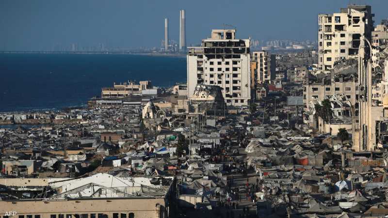 جانب من مدينة غزة