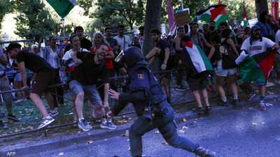 إسرائيل تهاجم سانشيز بعد تظاهرات مؤيدة لفلسطين