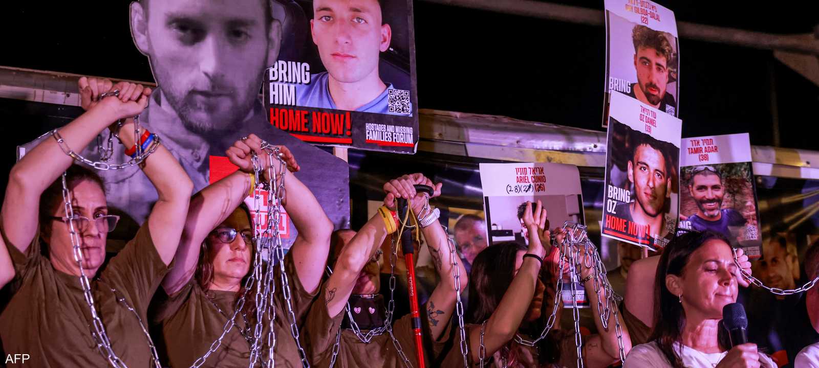 تظاهرة تطالب نتنياهو بالعمل للإفراج عن الرهائن الإسرائيليين