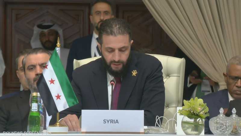 الرئيس السوري أحمد الشرع