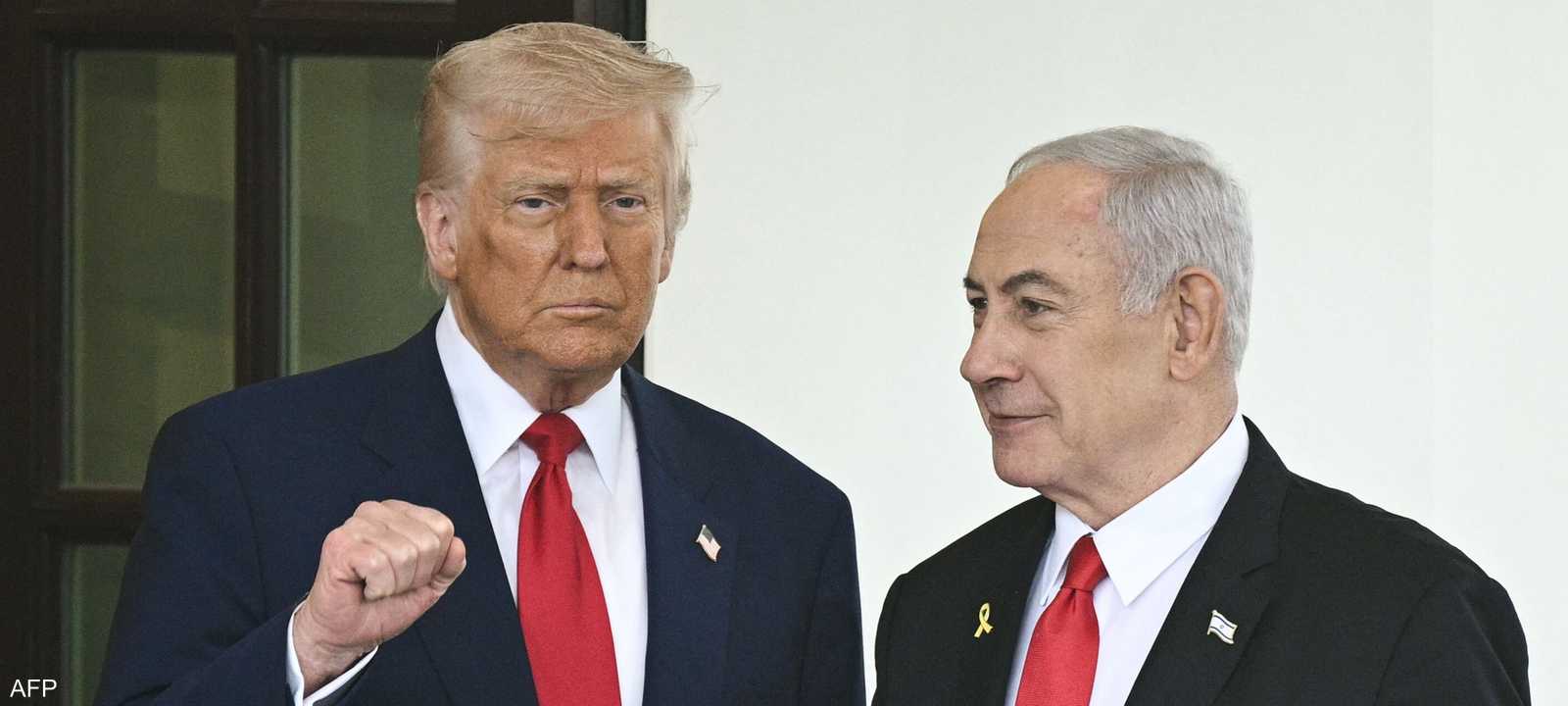 بنيامين نتنياهو ودونالد ترامب