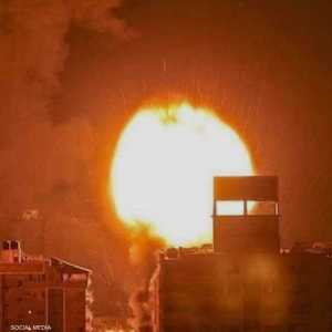 قصف إسرائيلي كثيف على غزة الليلة