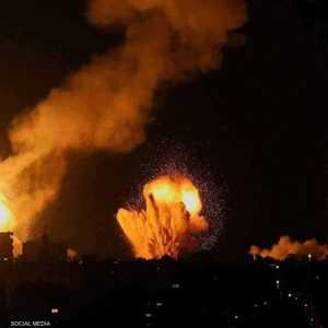 قصف إسرائيلي عنيف على غزة الليلة