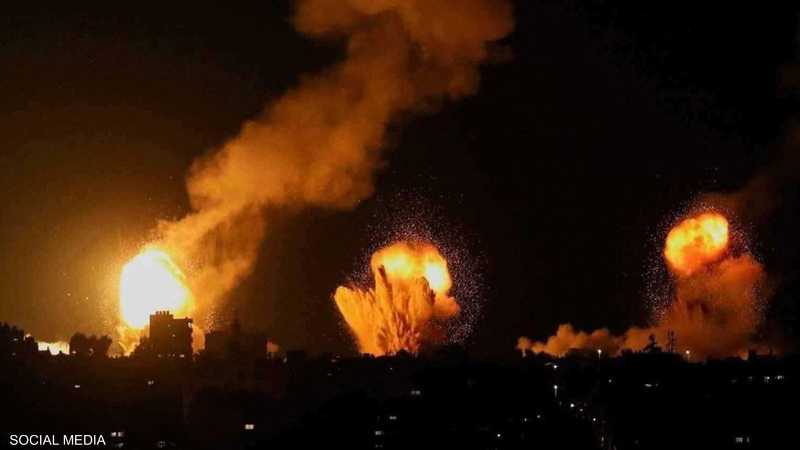 قصف إسرائيلي عنيف على غزة الليلة