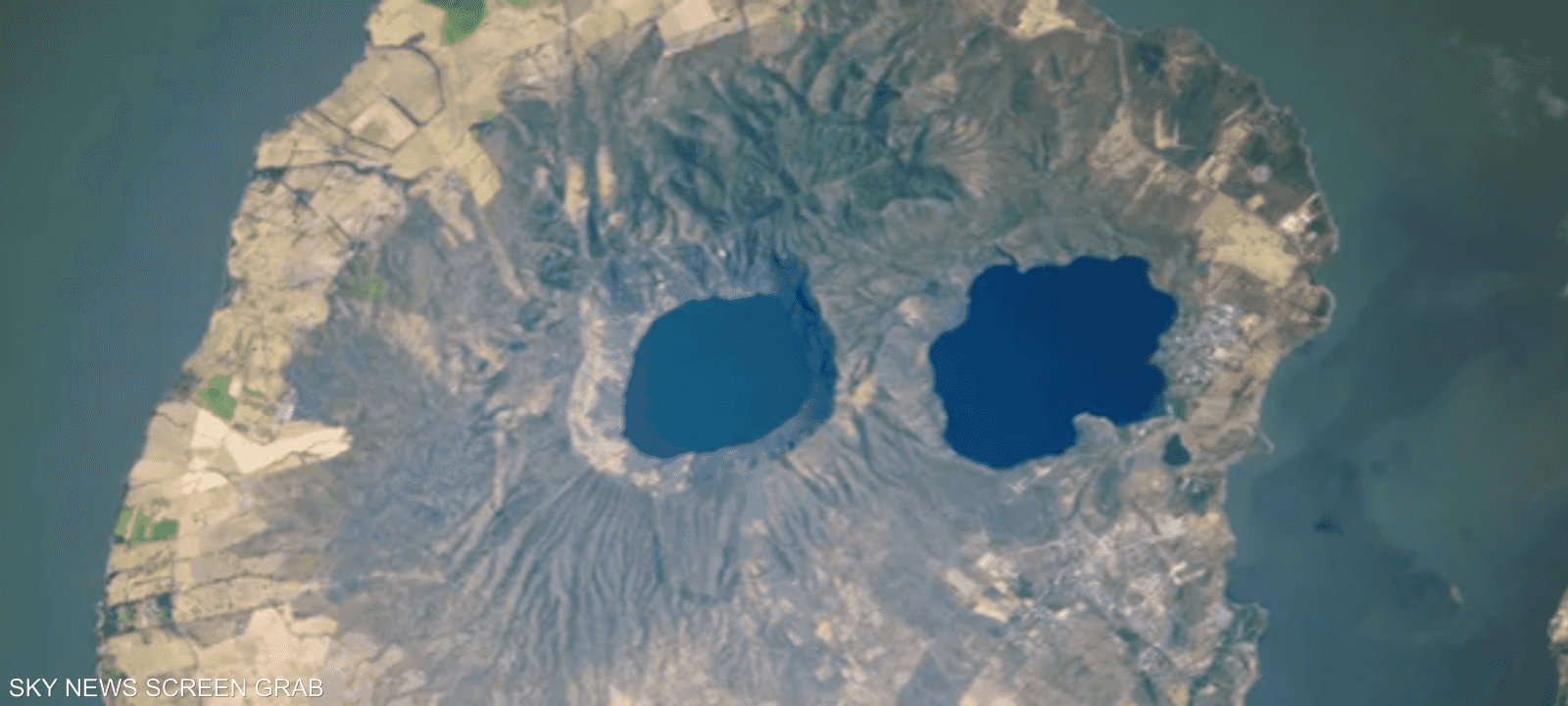 مشهد جيولوجي غريب من شبه جزيرة شيلتيبي في نيكاراغوا