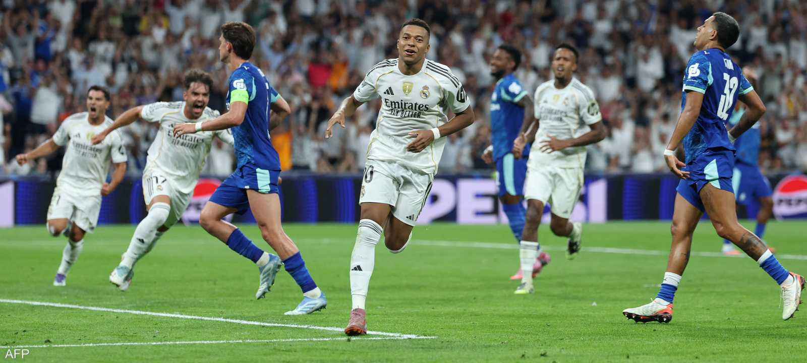 مبابي قاد ريال مدريد للفوز على مارسيليا