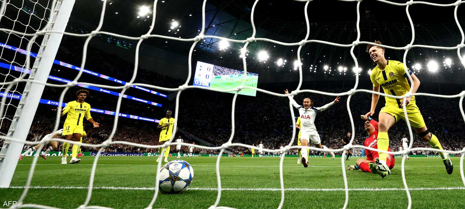 هدف عكسي منح توتنهام فوزا هاما على فياريال